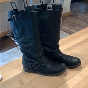 Authentic Frye Veronica Slouch Black Boot